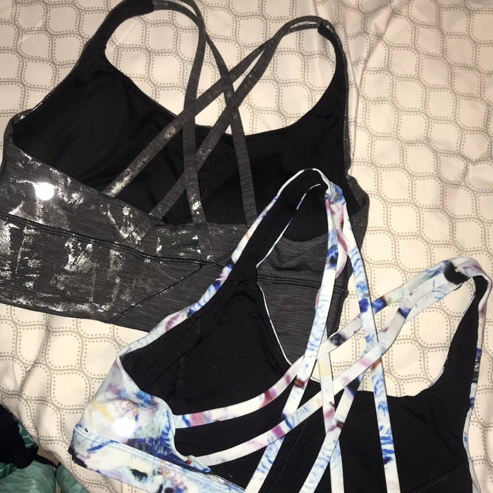 Two LuluLemon Bras